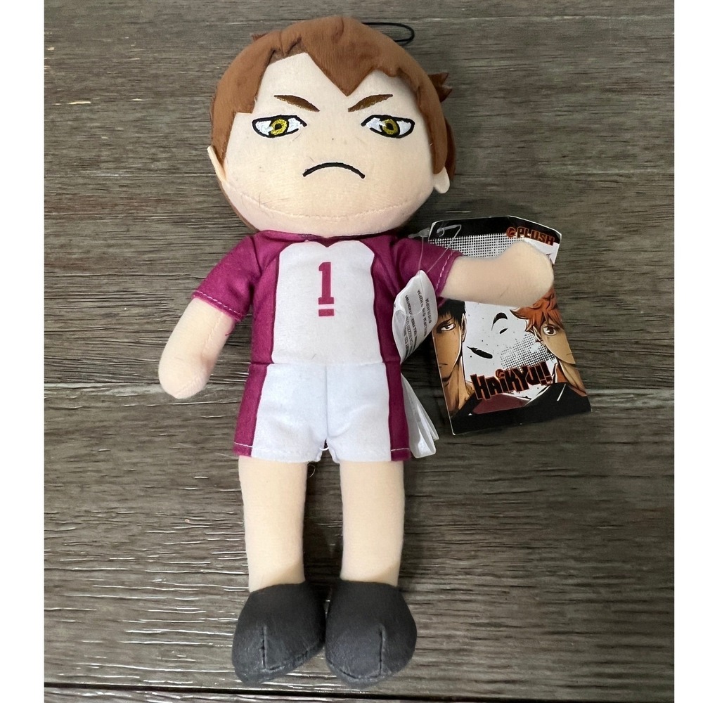 Haikyu!! Wakatoshi Ushijima Plush Figure Season 3 Crunchyroll Anime Toy 10"